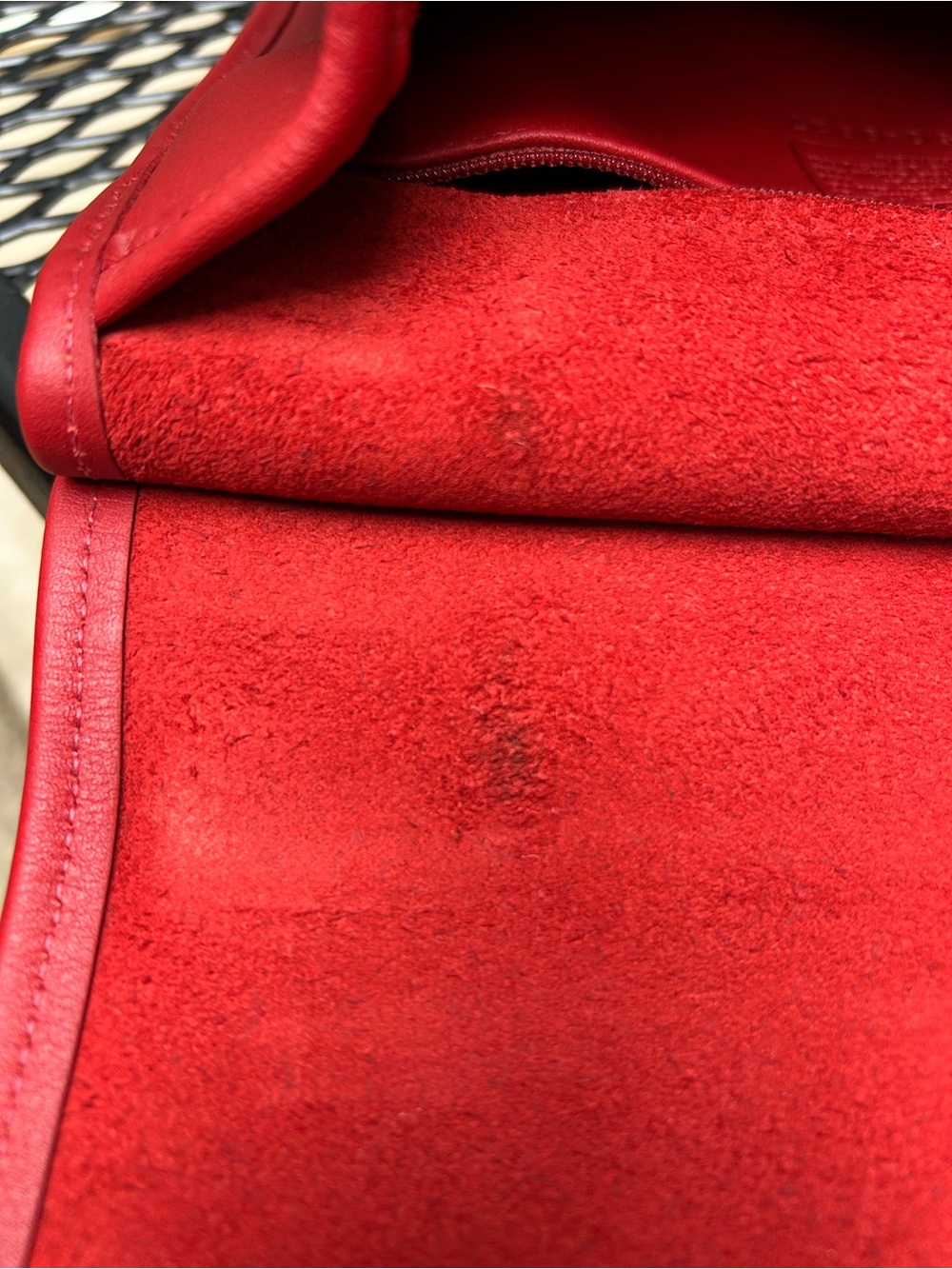 Coach Vintage Red Willis with Nickel hardware - Picture 7 of 11